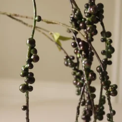 Botané Studios Andet Boligtilbehør|Kunstige Blomster>Peppercorn Berry Branch Black
