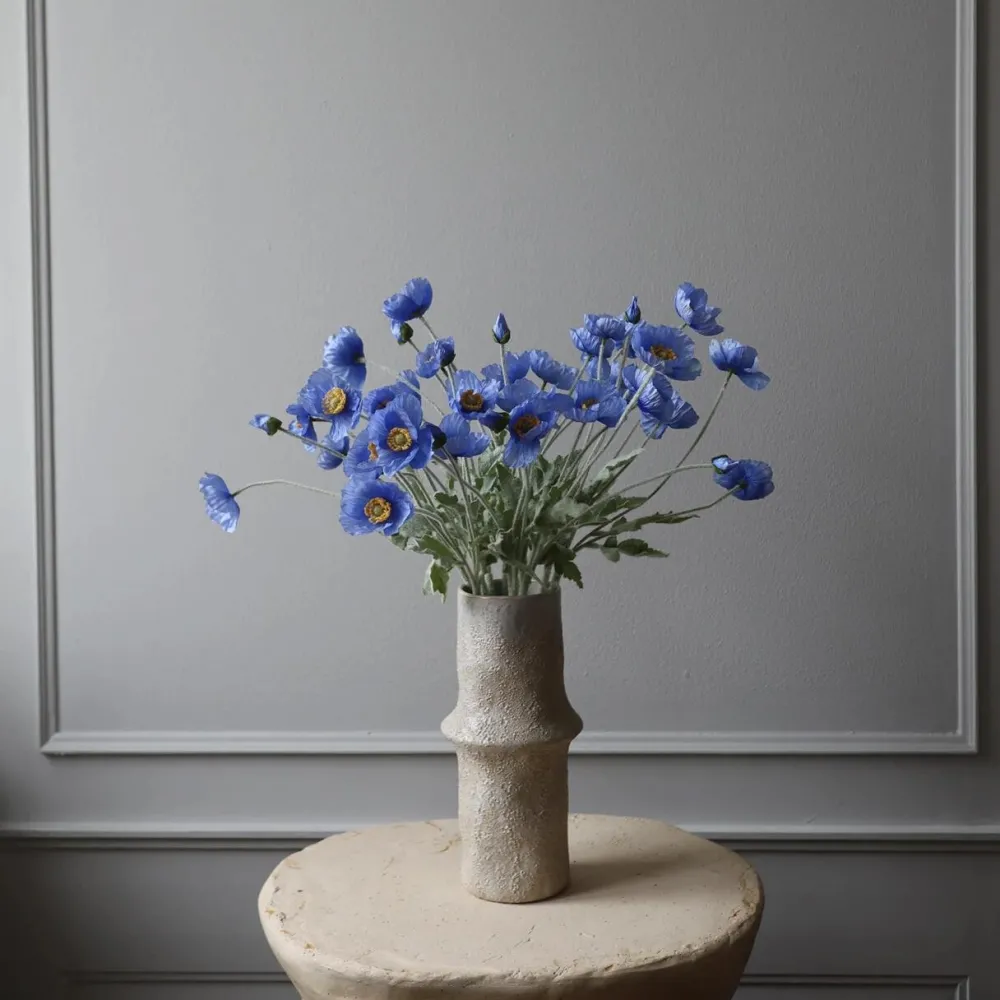 Botané Studios Kunstige Blomster>Poppy Flower Blue