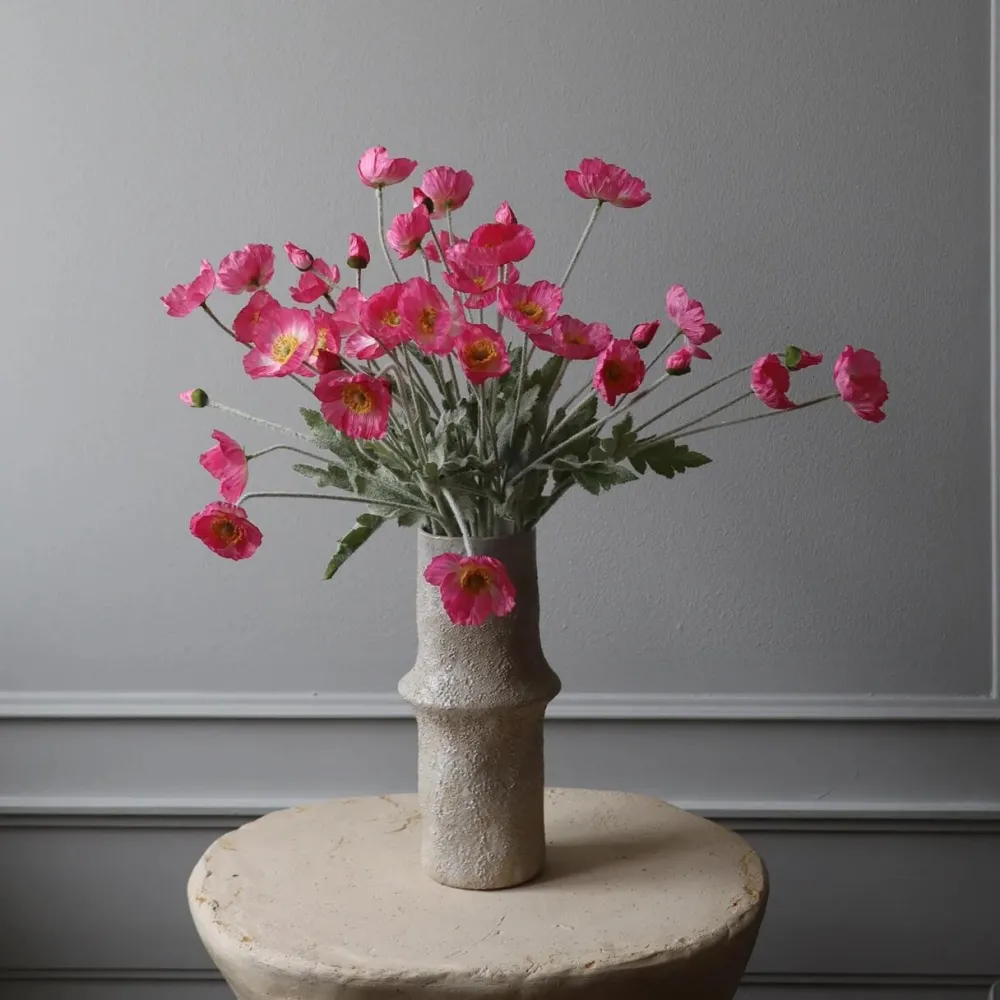 Botané Studios Kunstige Blomster>Poppy Flower Pink