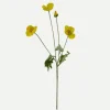 Botané Studios Kunstige Blomster>Poppy Flower Yellow