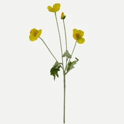 Botané Studios Kunstige Blomster>Poppy Flower Yellow