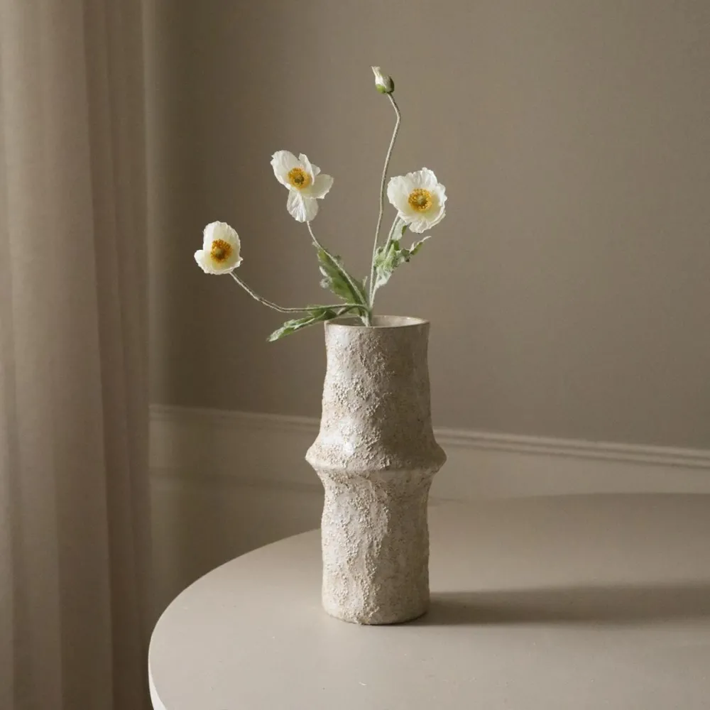 Botané Studios Kunstige Blomster>Poppy Flower White