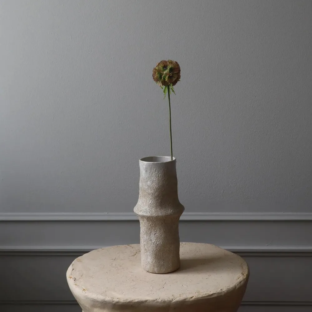 Botané Studios Kunstige Blomster>Scabiosa Seed Pod Flower Purple