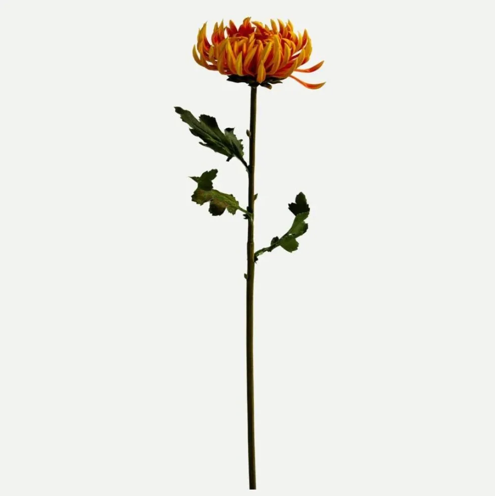 Botané Studios Kunstige Blomster>Semi-Cactus Dahlia Flower Orange
