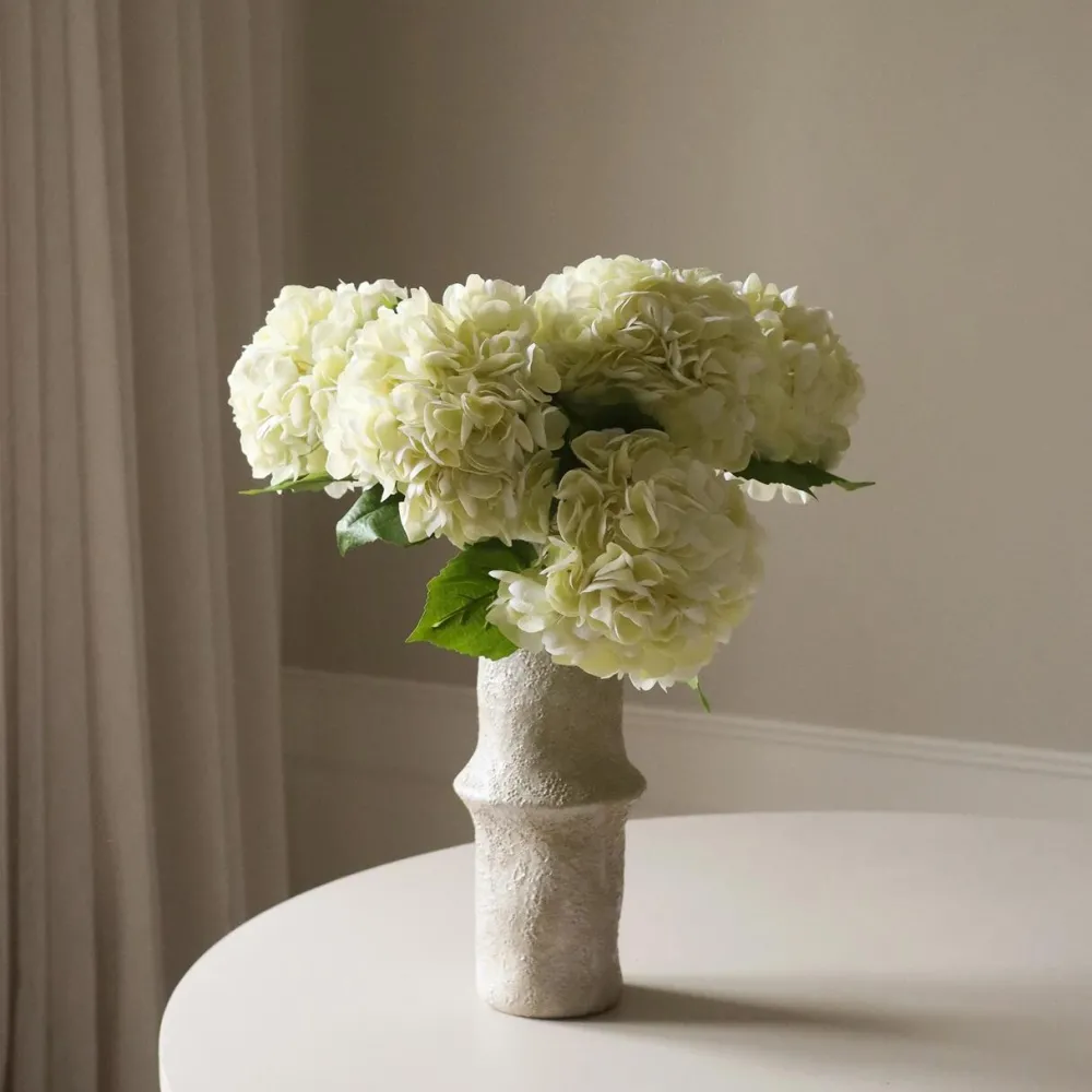 Botané Studios Kunstige Blomster>Short Hydrangea Flower Cream