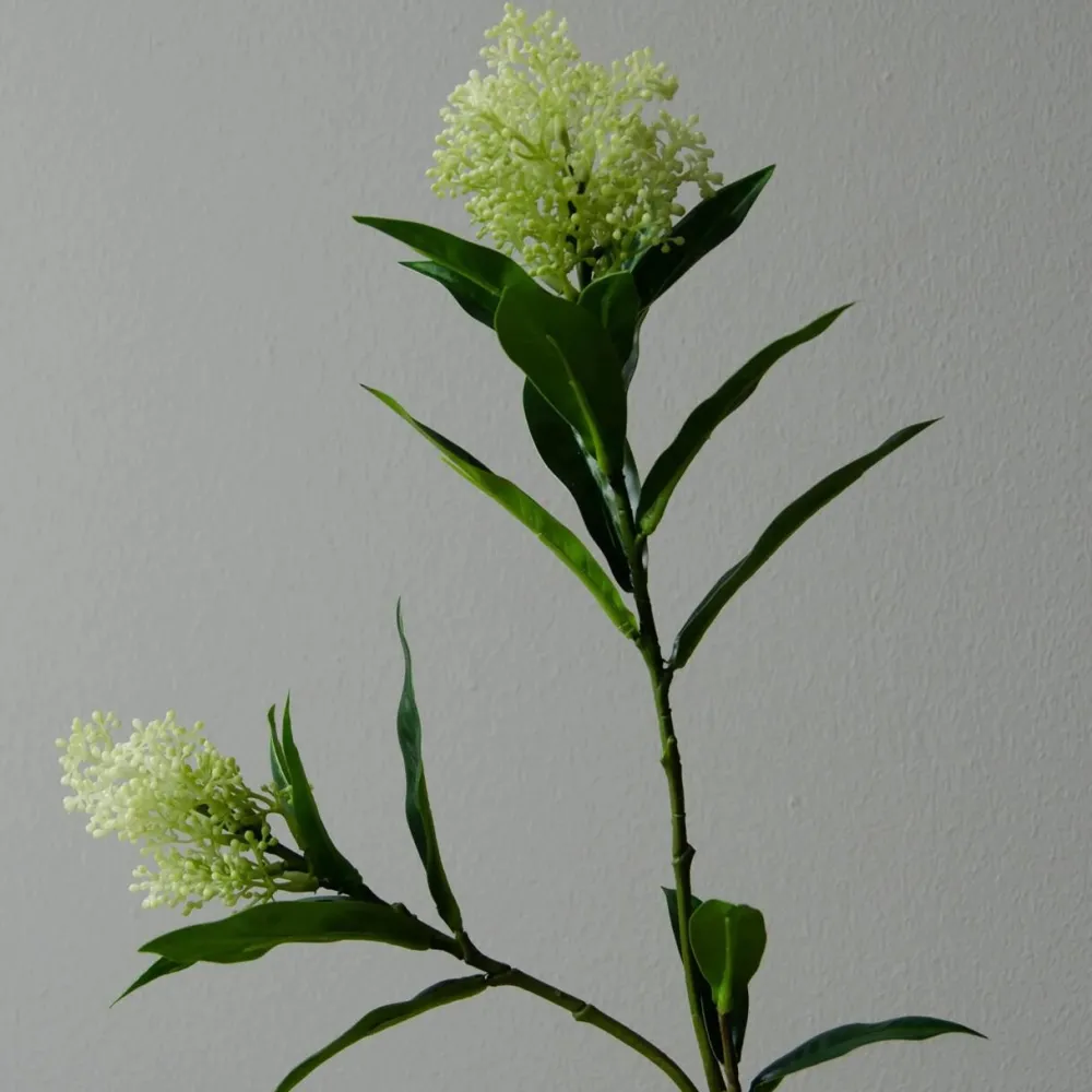 Botané Studios Kunstige Blomster>Skimmia Berry Branch White