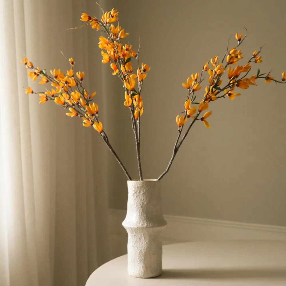 Botané Studios Kunstige Blomster>Star Magnolia Branch Yellow