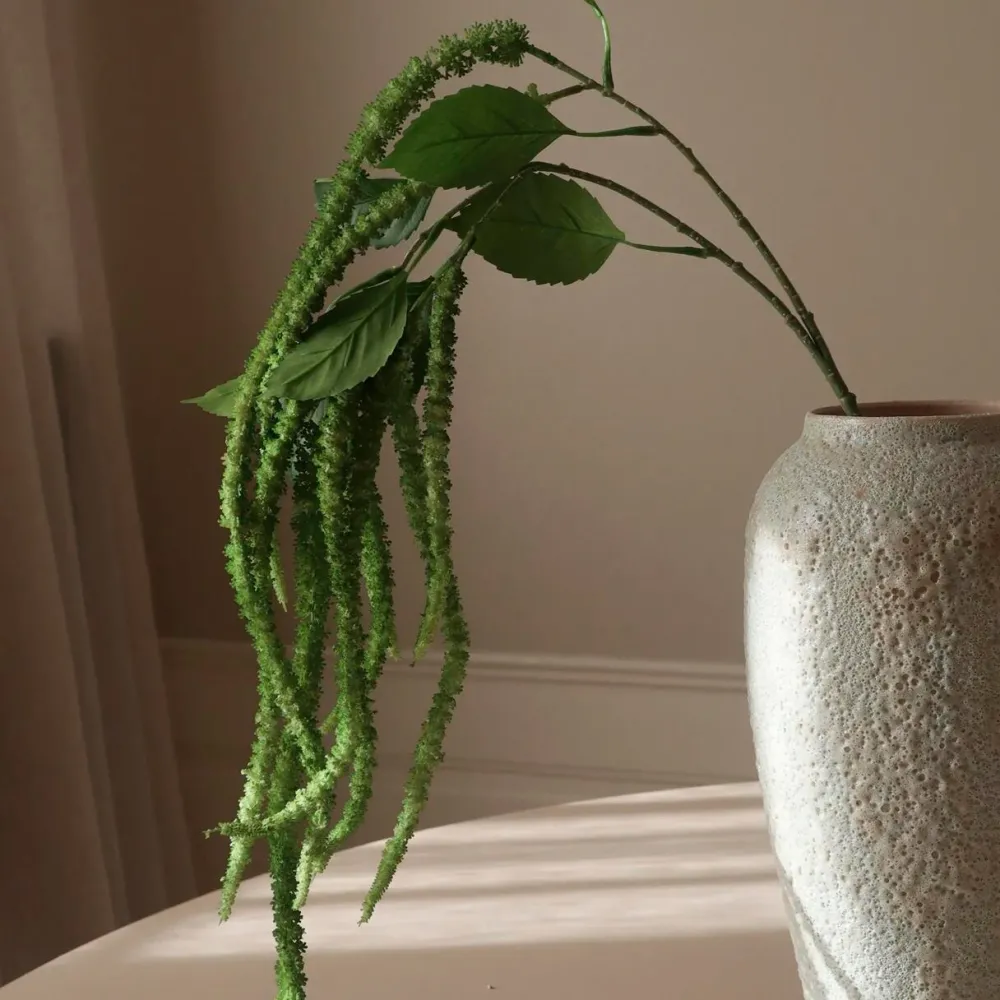 Botané Studios Kunstige Blomster>Three Forks Amaranthus Flower Green