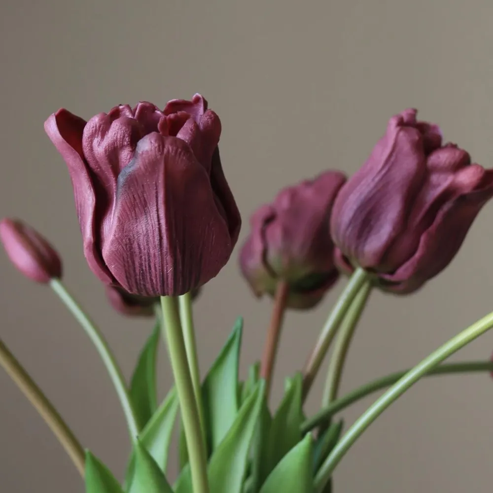 Botané Studios Kunstige Blomster>Triumpf Tulip Purple (5 pieces)