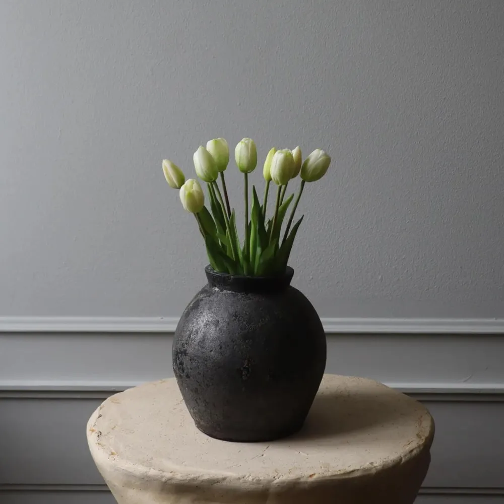 Botané Studios Kunstige Blomster>Tulip Bundle White (5 pieces)