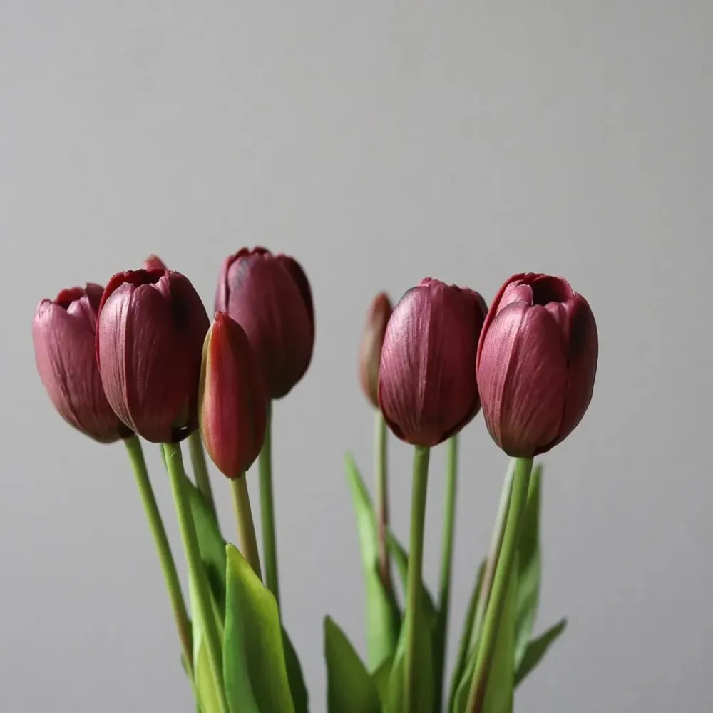 Botané Studios Kunstige Blomster>Tulip Bundle Purple (5 pieces)