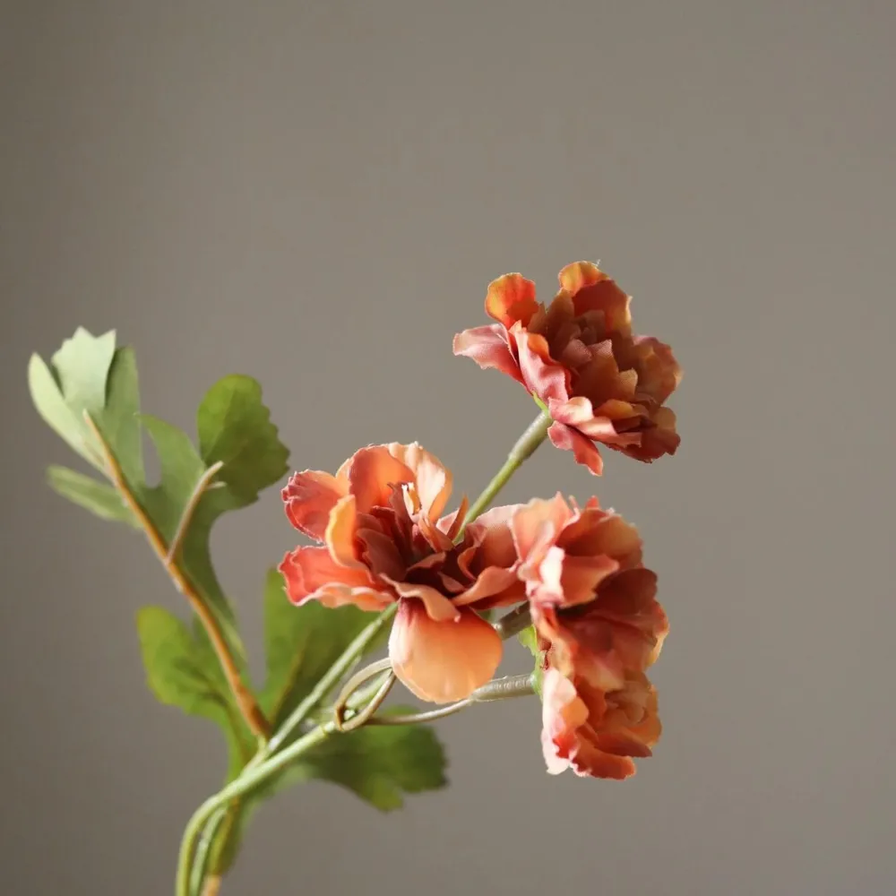 Botané Studios Kunstige Blomster>Zinnia Flower Orange