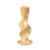 Andet Boligtilbehør|Lysestager>Broste Copenhagen Twist Lysestage Harvest Gold