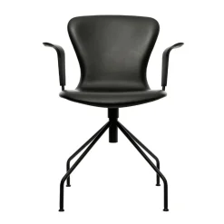 Bruunmunch Stue|Kontor>PLAY Arm Chair Swing Sort Hero Læder