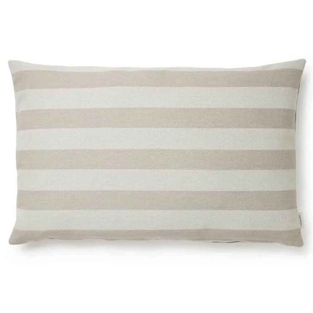 Compliments Udendørs|Puder>Outdoor Stripe Cushion Beige 40x60 cm