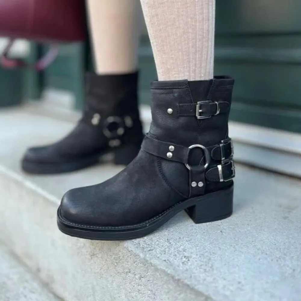 Dame Copenhagen Shoes Sko>The Magic Move Nubuck Black Nubuch