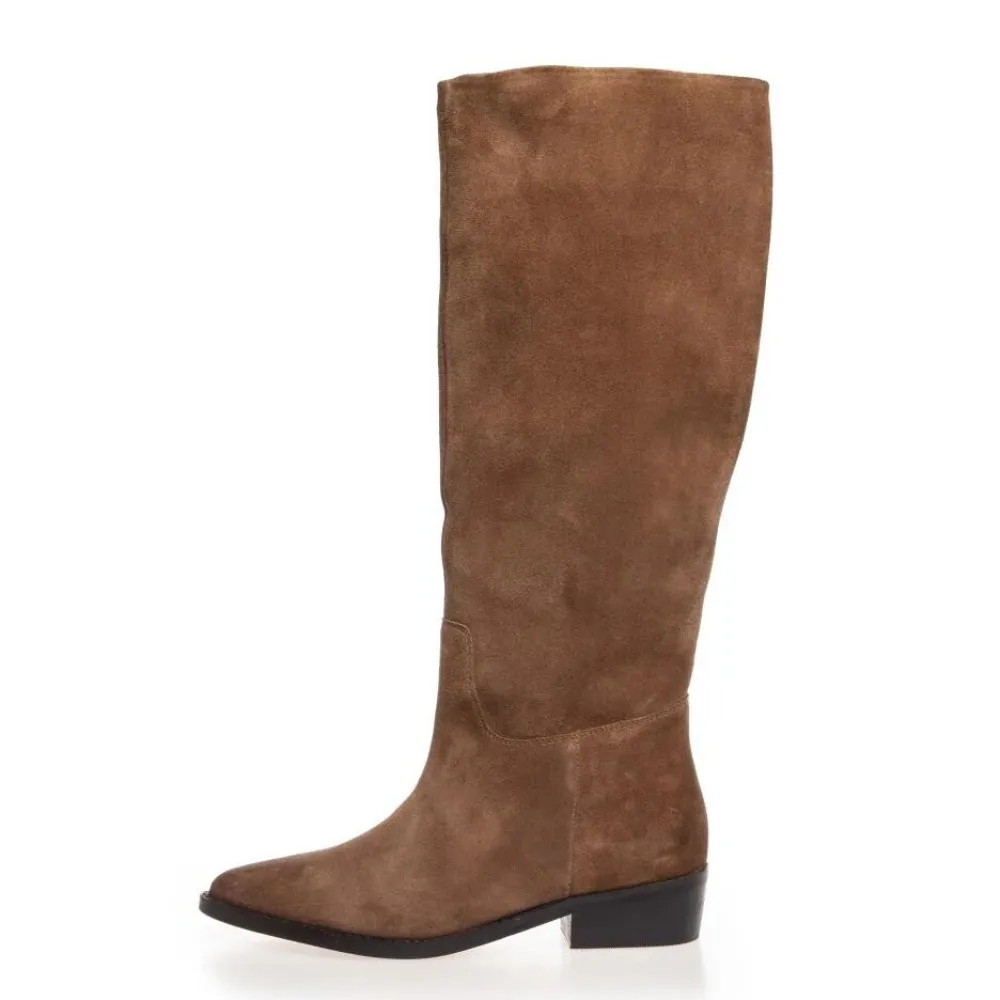 Dame Copenhagen Shoes Sko>The Note Boot Cognac Suede