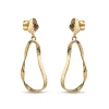 Dame Enamel Copenhagen Accessories|Smykker>Earrings Aloma Small Gold-Plated