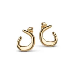Dame Enamel Copenhagen Accessories|Smykker>Earrings Inga Gold-Plated