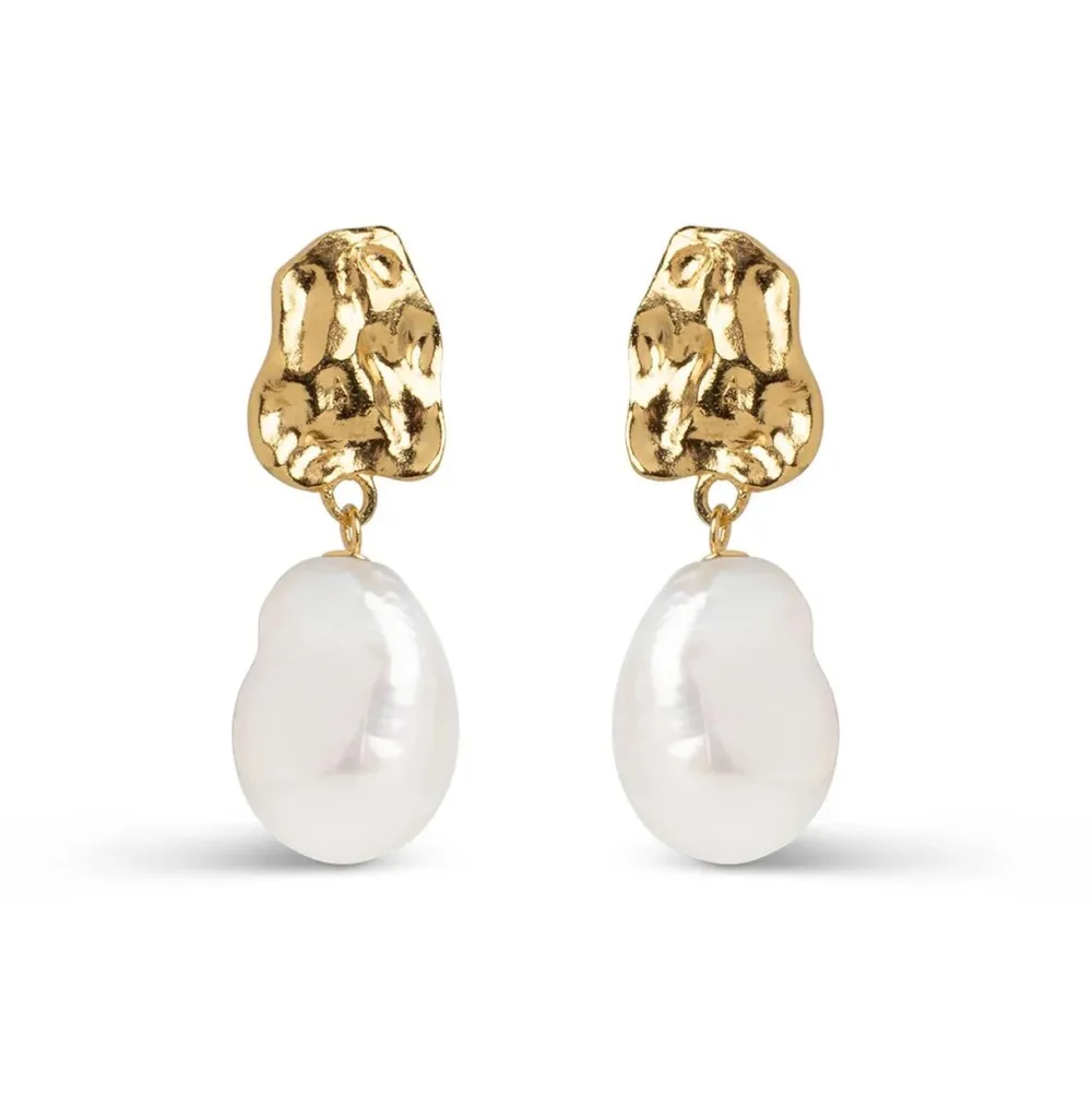 Dame Enamel Copenhagen Accessories|Smykker>Earrings Paris Gold-Plated