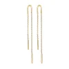 Dame Enamel Copenhagen Accessories|Smykker>Hoop Chain Earrings Gold-Plated