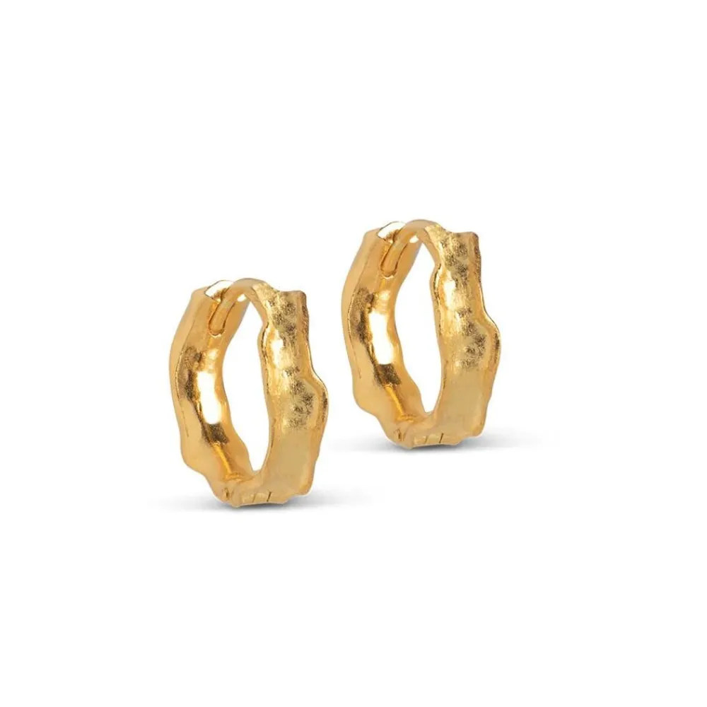 Dame Enamel Copenhagen Accessories|Smykker>Hoops Everly Gold-Plated