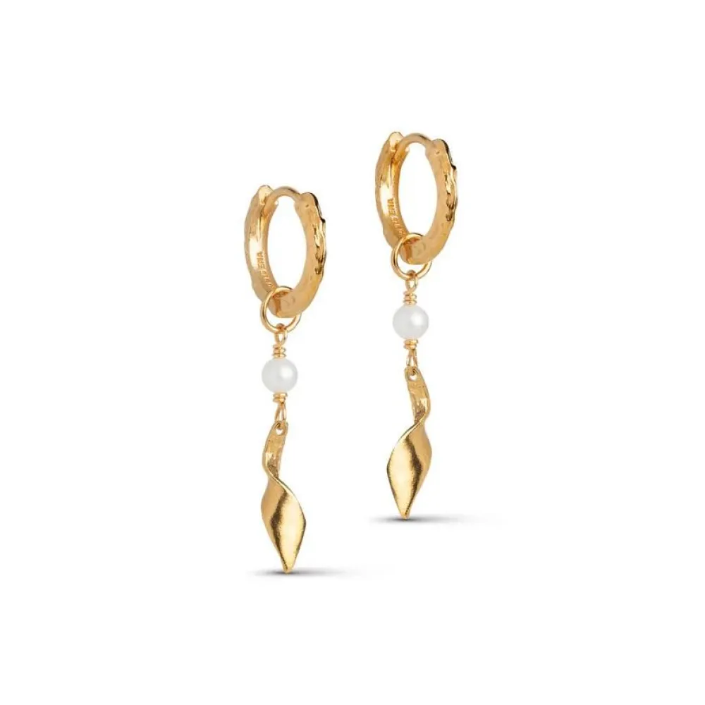 Dame Enamel Copenhagen Accessories|Smykker>Hoops May Gold-Plated