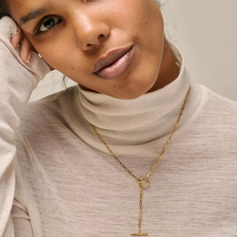 Dame Enamel Copenhagen Accessories|Smykker>Necklace Noel Gold-Plated