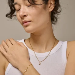 Enamel Copenhagen Smykker>Necklace Darla Gold-Plated