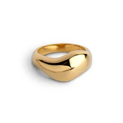 Dame Enamel Copenhagen Accessories|Smykker>Ring Agnete Large Gold-Plated