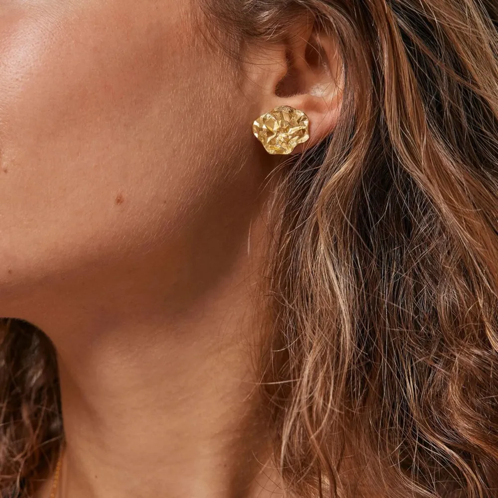 Dame Enamel Copenhagen Accessories|Smykker>Studs Windy Gold-Plated