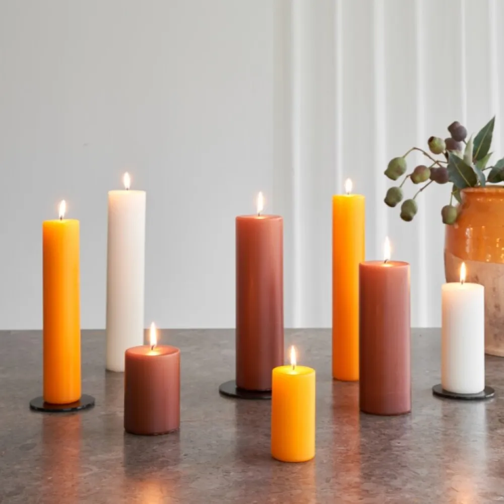 Ester & Erik Adventsstager|Lysestager>Lyseplatte Blank Sort Lille