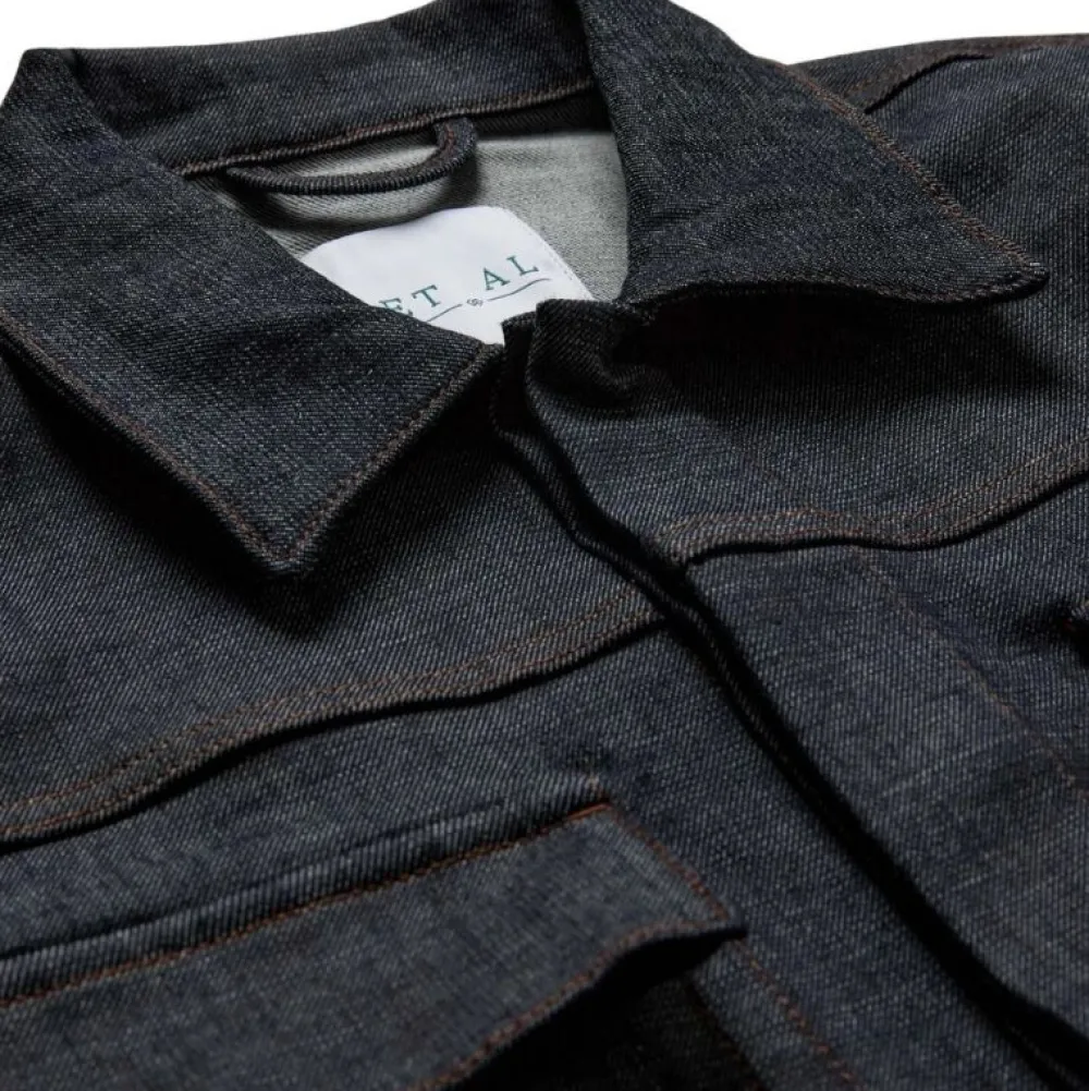 ET AL ORIGINALS Overtøj|Overdele>ET AL Driver Jacket Raw Denim Dark Blue