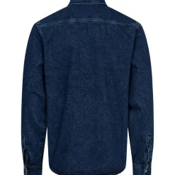 ET AL ORIGINALS Overdele>ET AL Worker Denim Shirt Navy