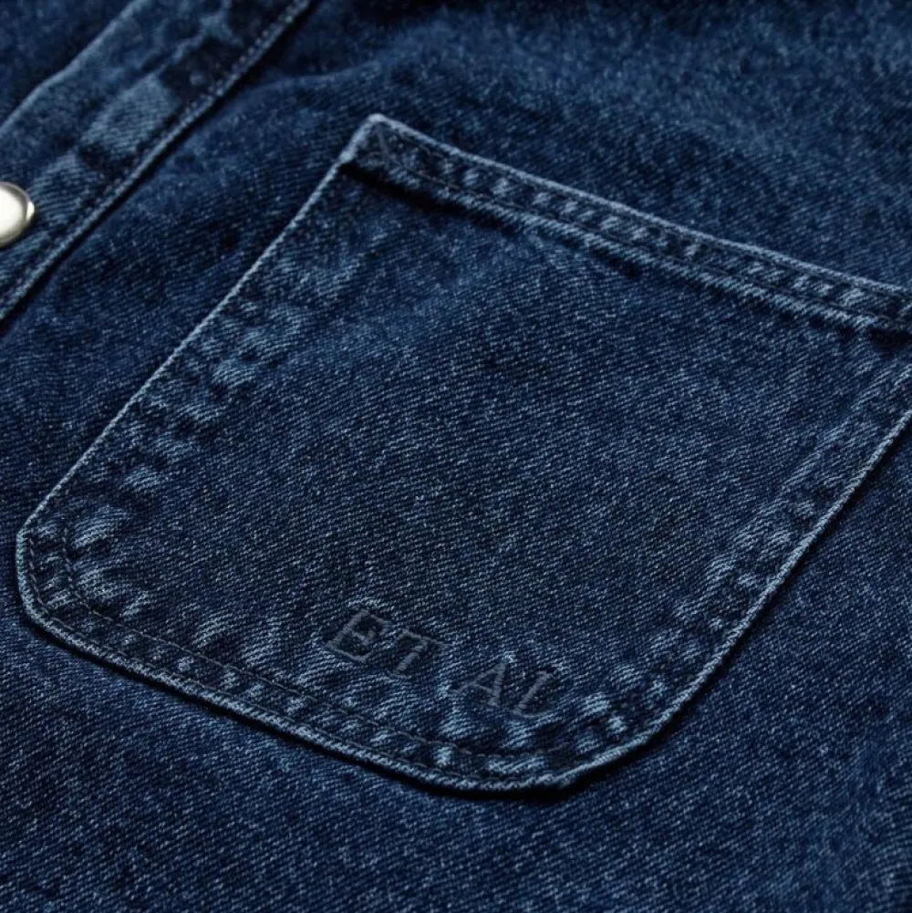 ET AL ORIGINALS Overdele>ET AL Worker Denim Shirt Navy