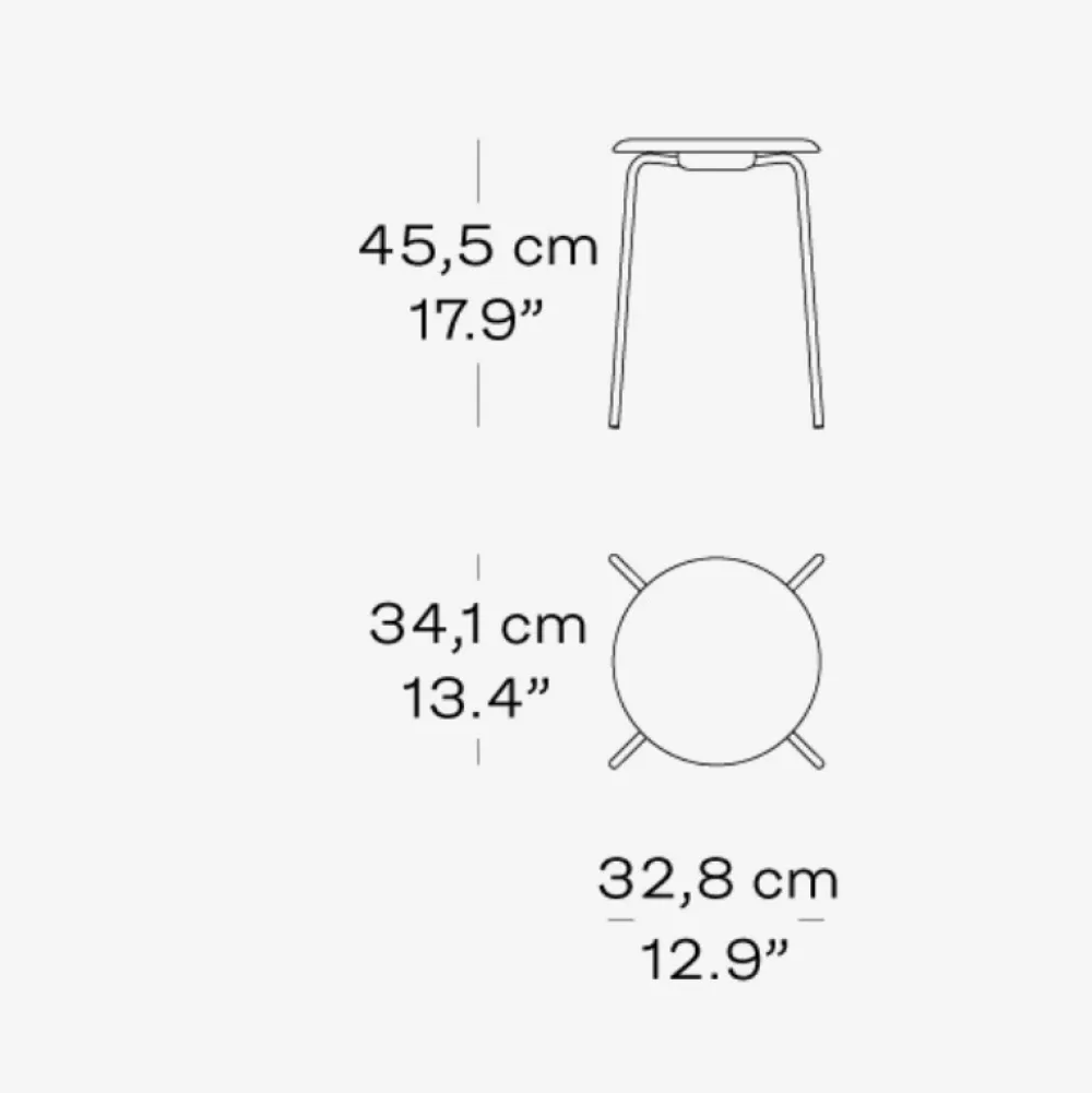 Fritz Hansen Stue|Soveværelse>3170 Dot Walnut