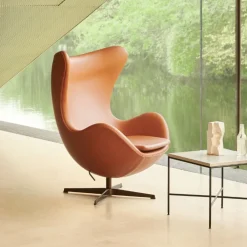 Fritz Hansen Stue|Stole>3316 Ægget Grace Læder