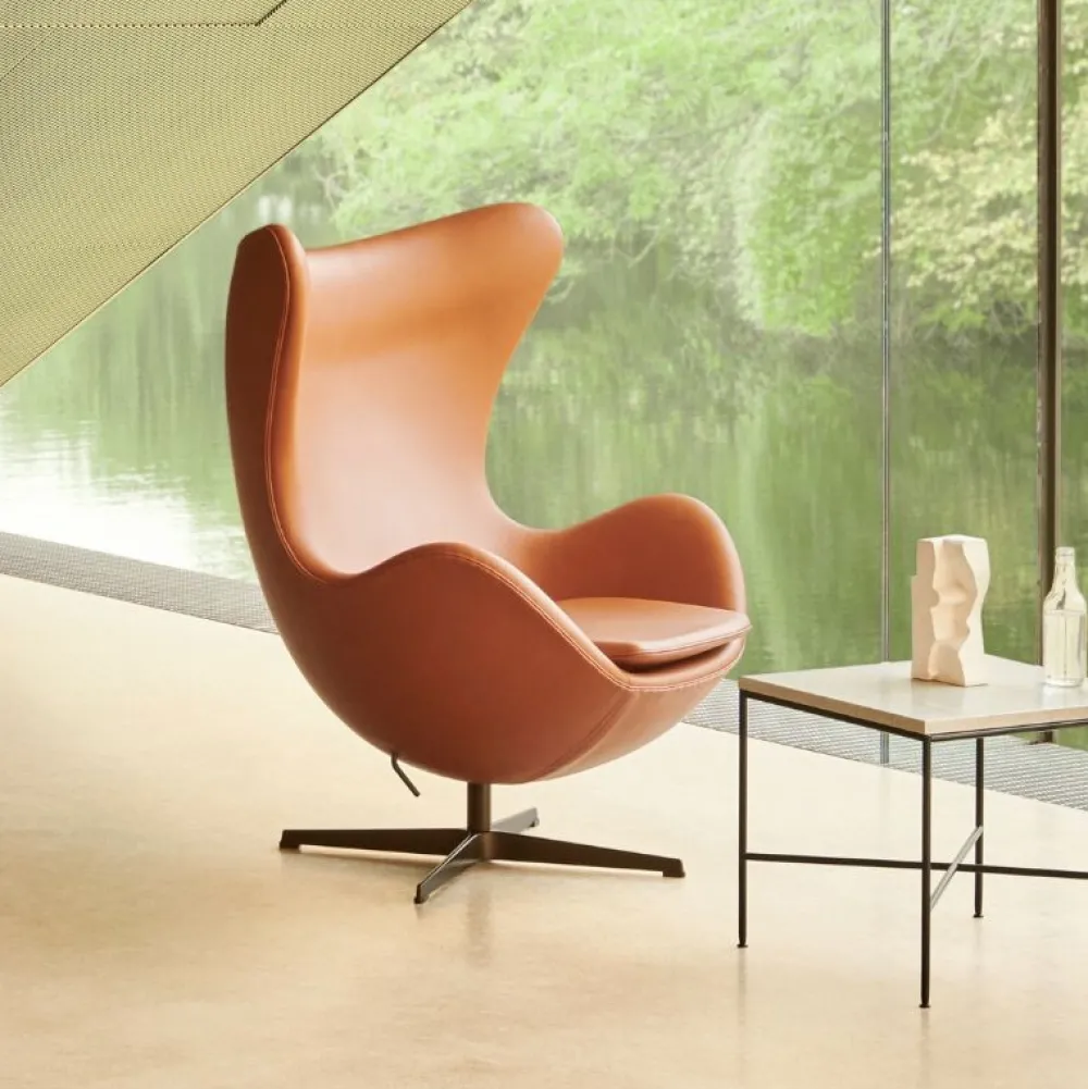 Fritz Hansen Stue|Stole>3316 Ægget Grace Læder