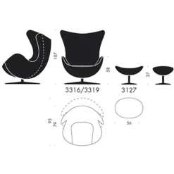 Fritz Hansen Stole><noscript><img width=