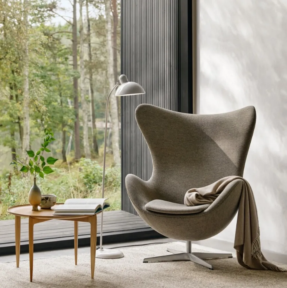 Fritz Hansen Stole>3316 Ægget Lænestol Stof