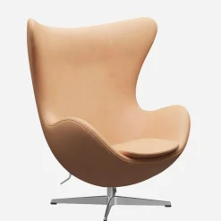 Fritz Hansen Stue|Stole>3316 Ægget Natural Læder