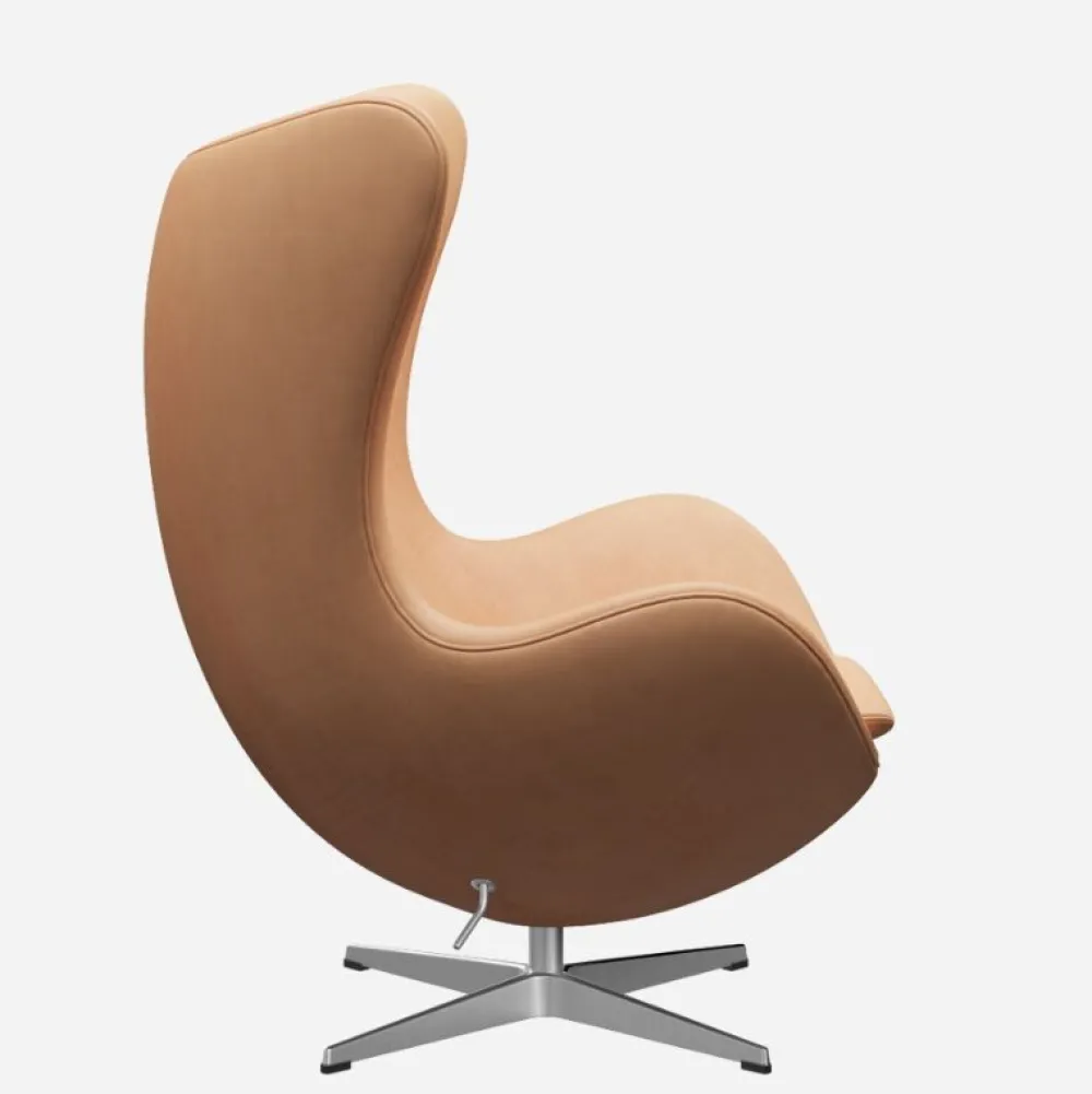 Fritz Hansen Stue|Stole>3316 Ægget Natural Læder