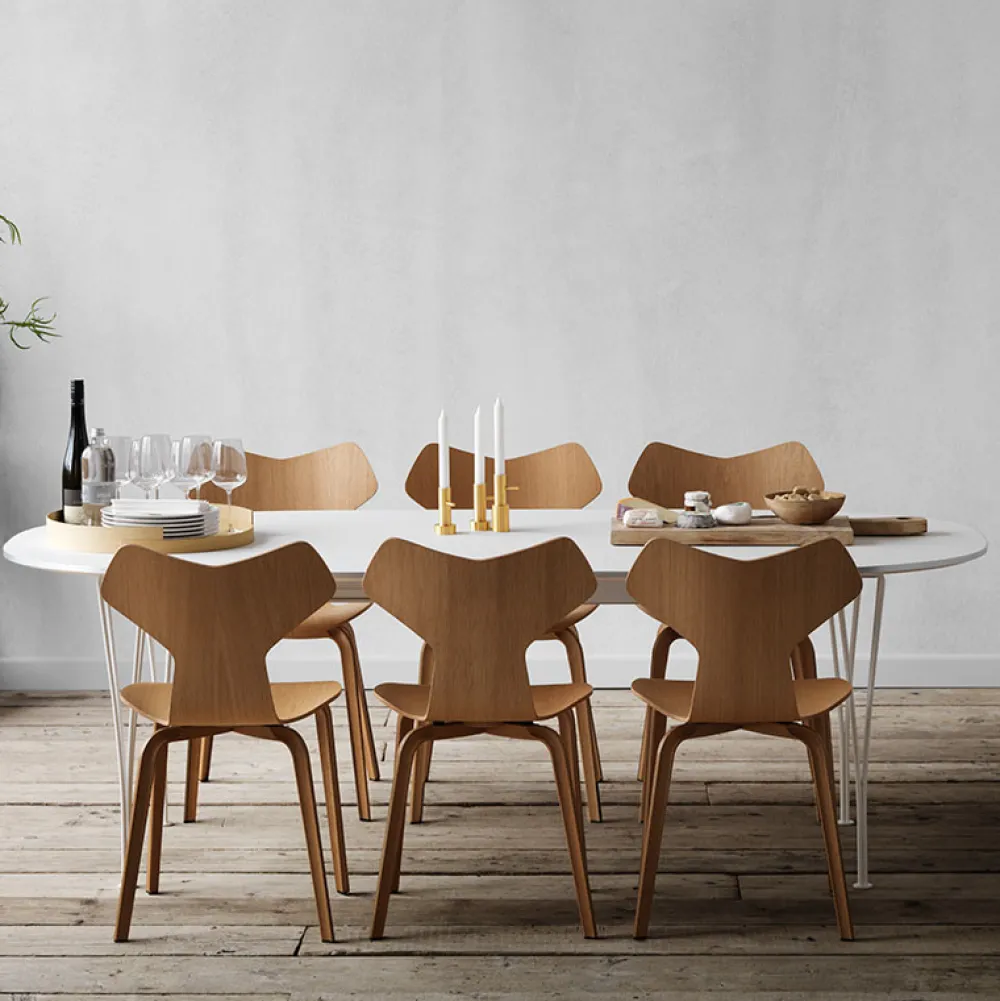 Fritz Hansen Køkken|Stole>4130 Grand Prix Stol