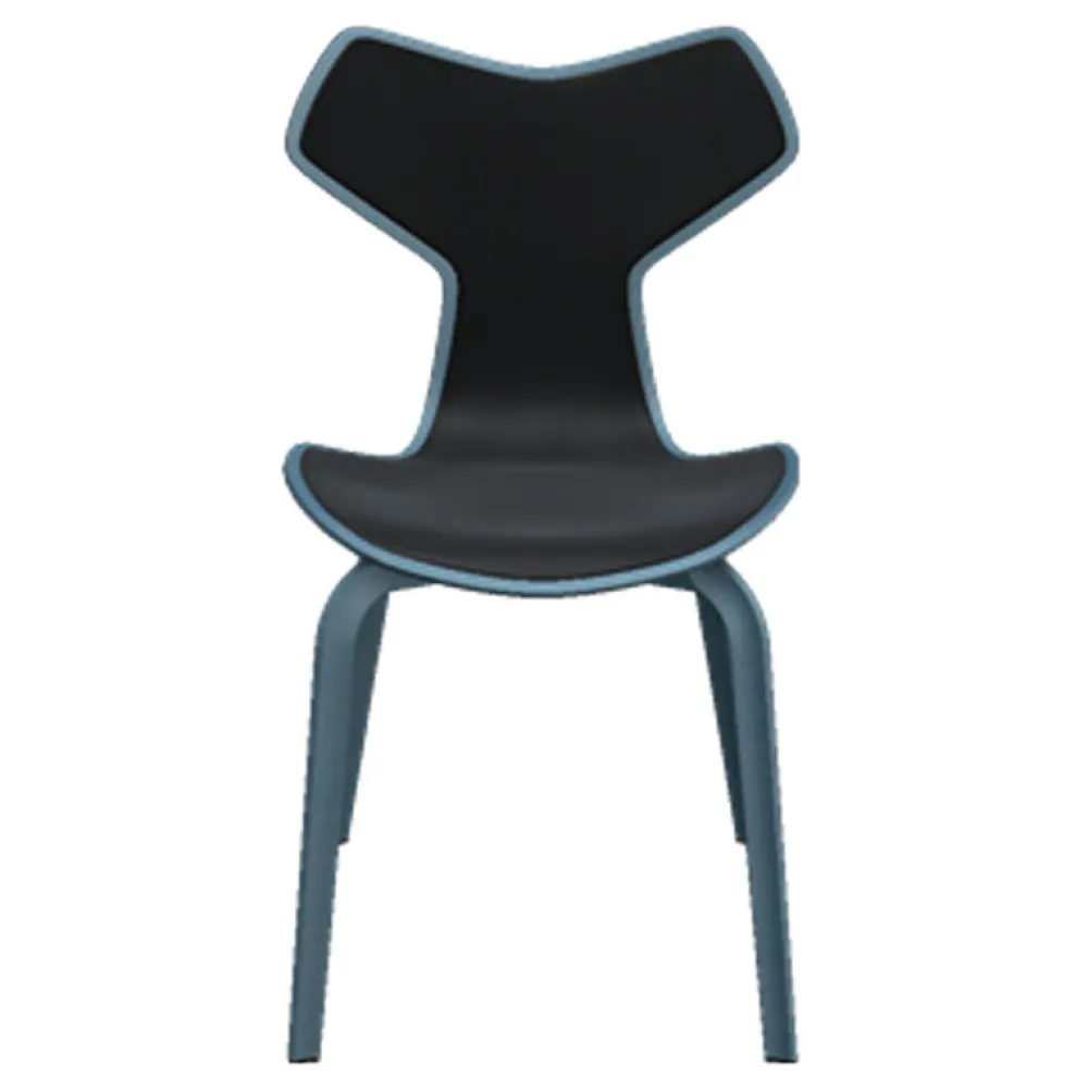 Fritz Hansen Køkken|Stole>4130 Grand Prix Stol Forsidepolstret Læder