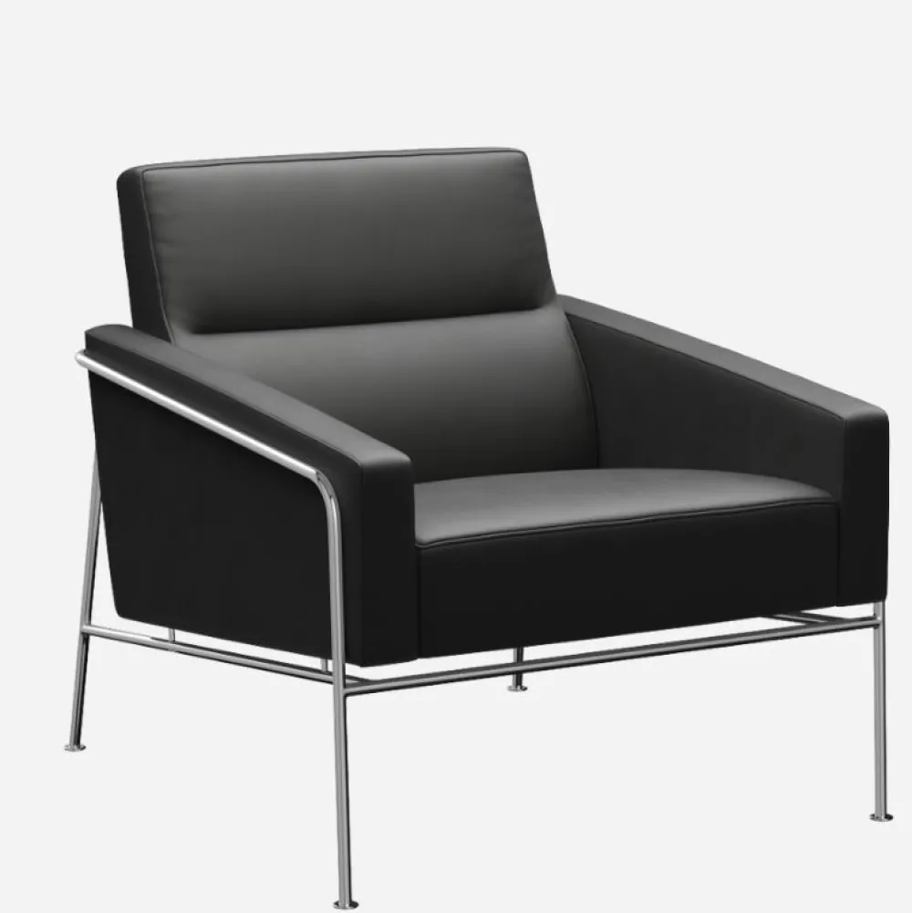 Fritz Hansen Stue|Stole>3300 Lænestol Essential Læder