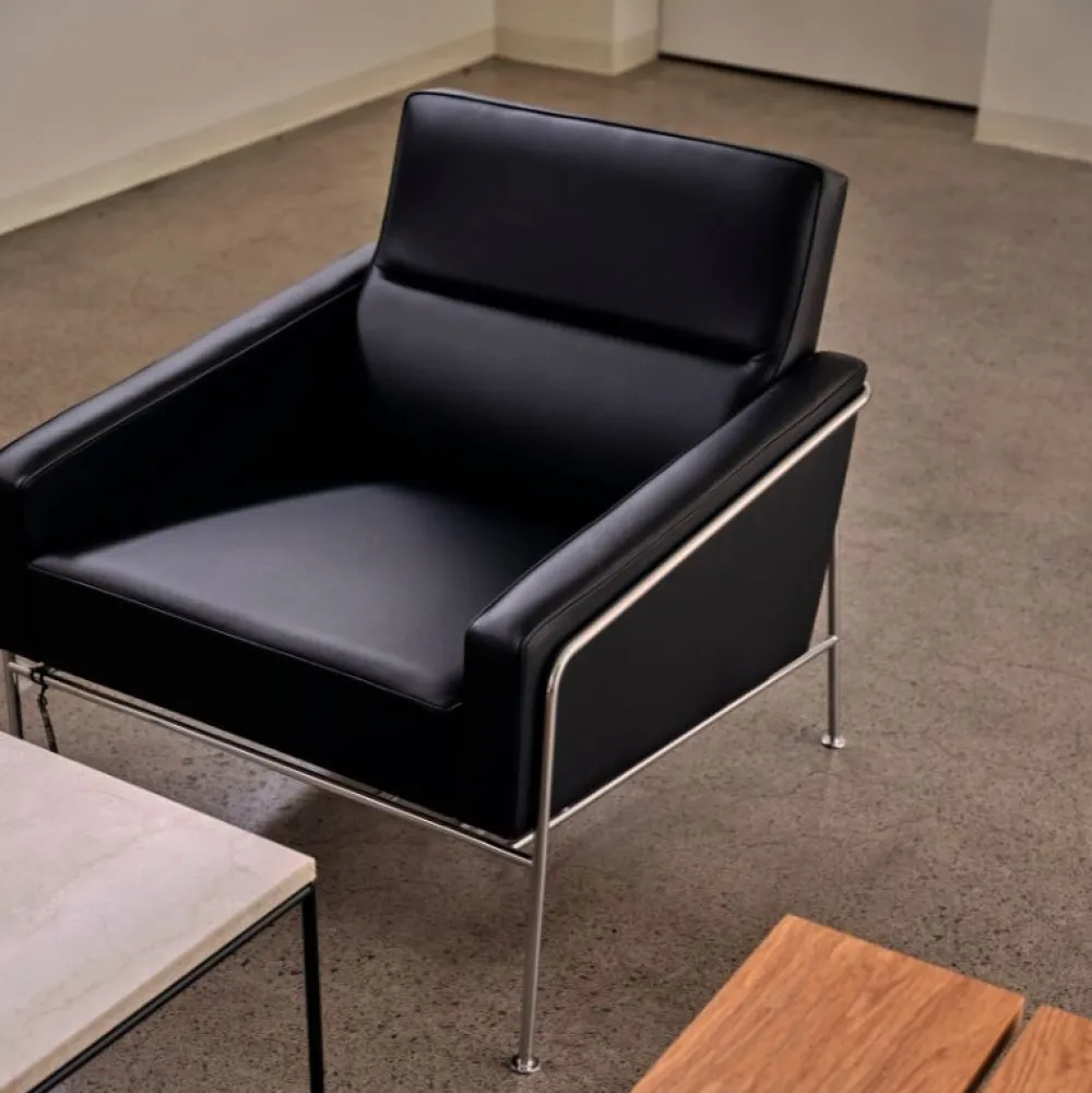 Fritz Hansen Stue|Stole>3300 Lænestol Essential Læder