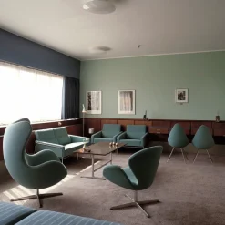 Fritz Hansen Stole>3300 Lænestol Stof