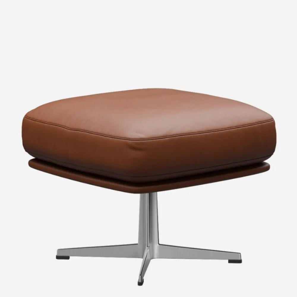 Fritz Hansen Stue|Stole>4210 Oksen Fodskammel Essential Læder