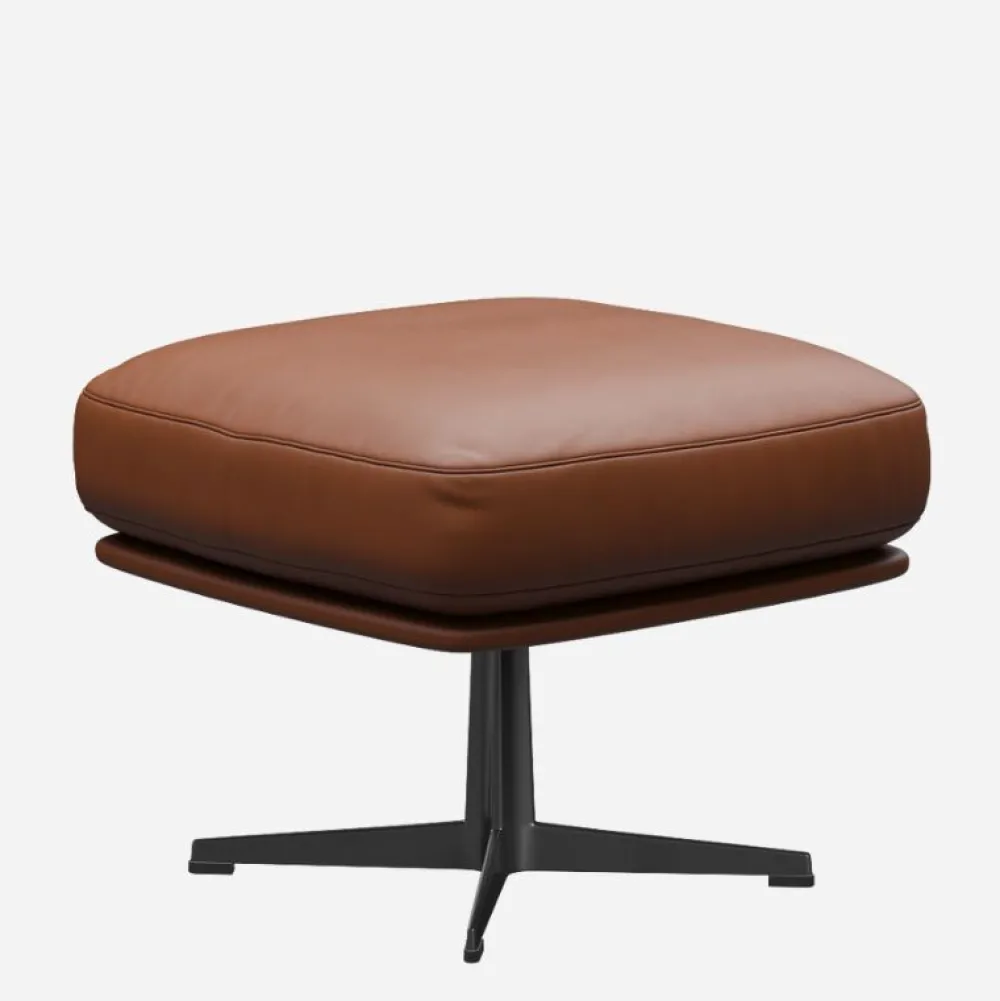 Fritz Hansen Stue|Stole>4210 Oksen Fodskammel Essential Læder