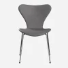 Fritz Hansen Stue|Stole>3107 Serie 7 Fuldpolstret Embrace Læder